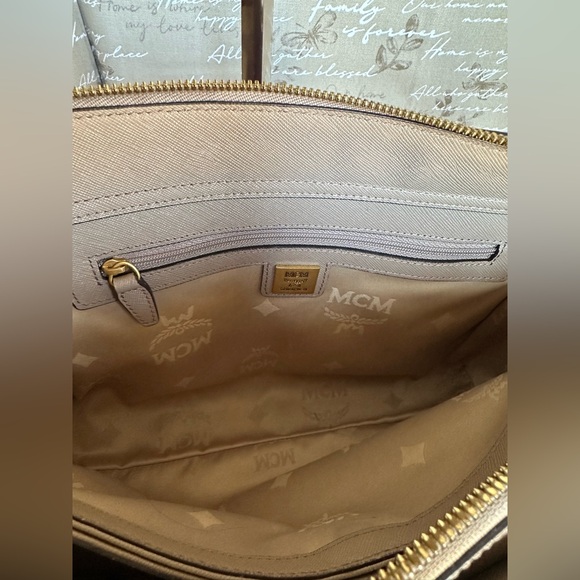 MCM Nuovo Purple Leather Satchel - Picture 6 of 10